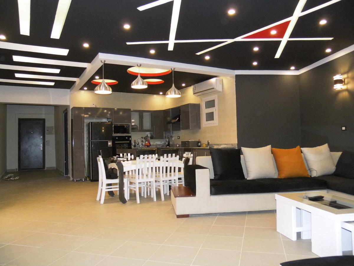 Three-Bedroom Apartment At Louly Beach Resort Ain Sukhna Bagian luar foto